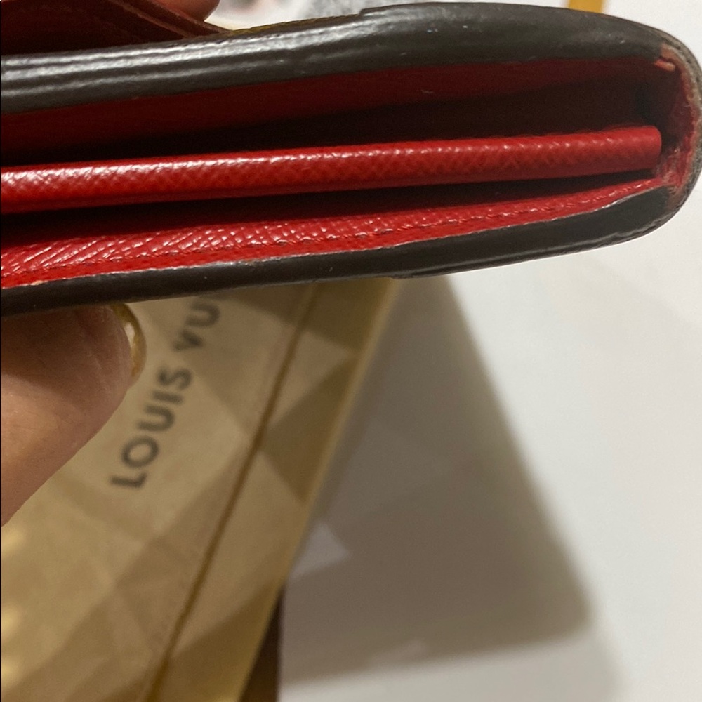 LOUIS VUITTON Portefeuille Sarah Retiro Cerise Monogram Long wallet - Picture 16 of 17